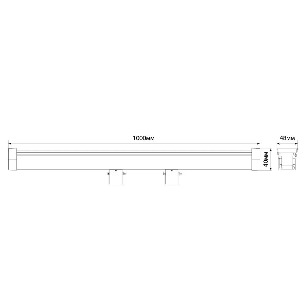 FERON Светодиодный линейный прожектор для подсветки стен с DMX LL-892 18W RGB DC24V IP65 32258 FERON Светодиодный линейный прожектор для подсветки стен с DMX LL-892 18W RGB DC24V IP65 32258