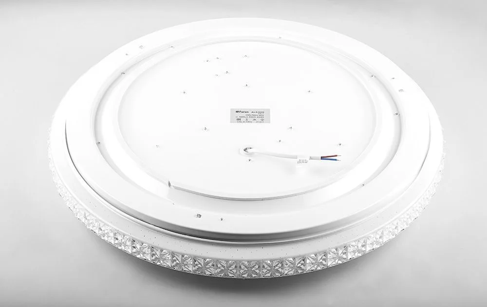 FERON Светодиодный управляемый светильник накладной AL5300 BRILLIANT тарелка 100W 3000К-6000K белый 29785 FERON Светодиодный управляемый светильник накладной AL5300 BRILLIANT тарелка 100W 3000К-6000K белый 29785