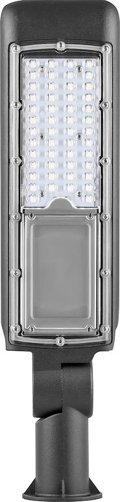 FERON Светодиодный уличный консольный светильник SP2818 30W 6400K 85-265V/50Hz, черный 32251 FERON Светодиодный уличный консольный светильник SP2818 30W 6400K 85-265V/50Hz, черный 32251