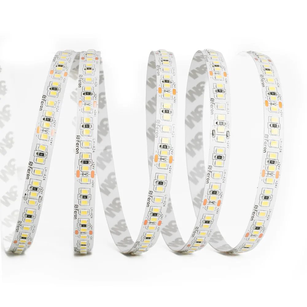 FERON Светодиодная LED лента LS502, 180SMD(2835)/м 16Вт/м 24V 5000*10*1.22мм 3000К IP20 FERON Светодиодная LED лента LS502, 180SMD(2835)/м 16Вт/м 24V 5000*10*1.22мм 3000К IP20