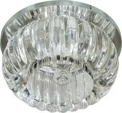 Светильник встраиваемый с белой LED подсветкой FERON C1010 потолочный JCD9 G9 прозрачный