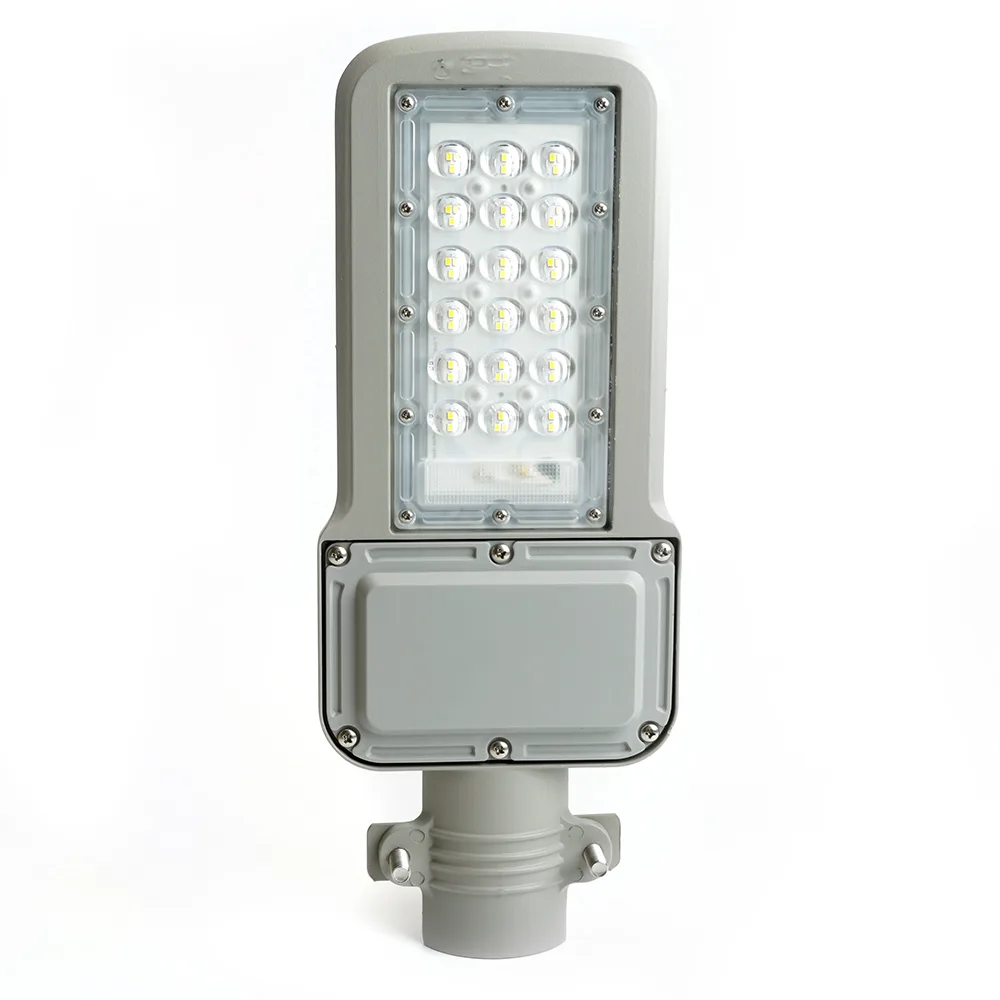 FERON Светодиодный уличный консольный светильник SP3040 30W 5000K 230V, серый 41547 FERON Светодиодный уличный консольный светильник SP3040 30W 5000K 230V, серый 41547
