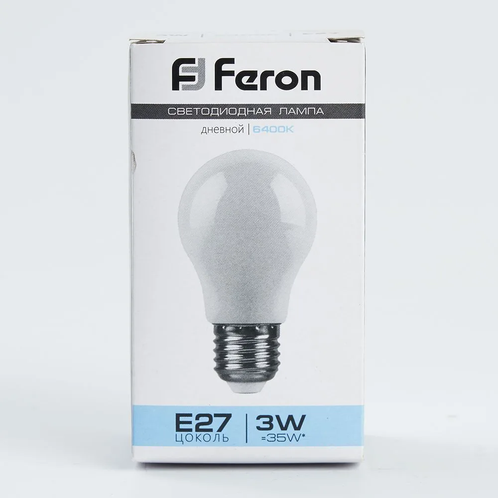 FERON Лампа светодиодная LB-375 E27 3W 230V 6400K 25920 FERON Лампа светодиодная LB-375 E27 3W 230V 6400K 25920