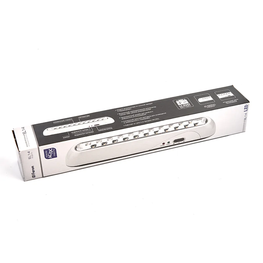 FERON Светильник аккумуляторный, 22 LED AC/DC, белый, EL14 артикул 12634 FERON Светильник аккумуляторный, 22 LED AC/DC, белый, EL14 артикул 12634