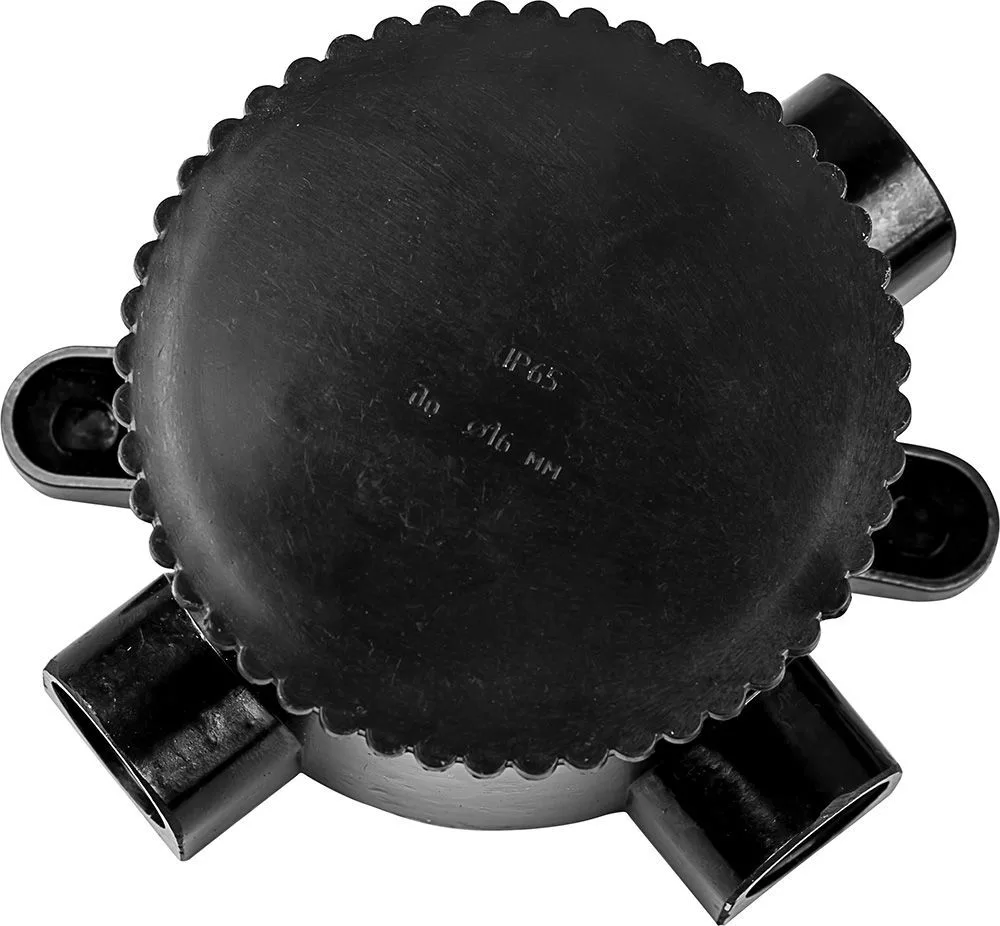FERON Монтажная электрическая коробка КЭМ 2-660-4, 660V, 165х65х165, черный 29852 FERON Монтажная электрическая коробка КЭМ 2-660-4, 660V, 165х65х165, черный 29852