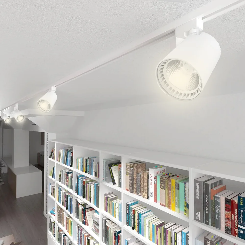 FERON Светодиодный светильник AL100 трековый однофазный на шинопровод 12W 2700K 35 градусов белый Артикул 32511 FERON Светодиодный светильник AL100 трековый однофазный на шинопровод 12W 2700K 35 градусов белый Артикул 32511