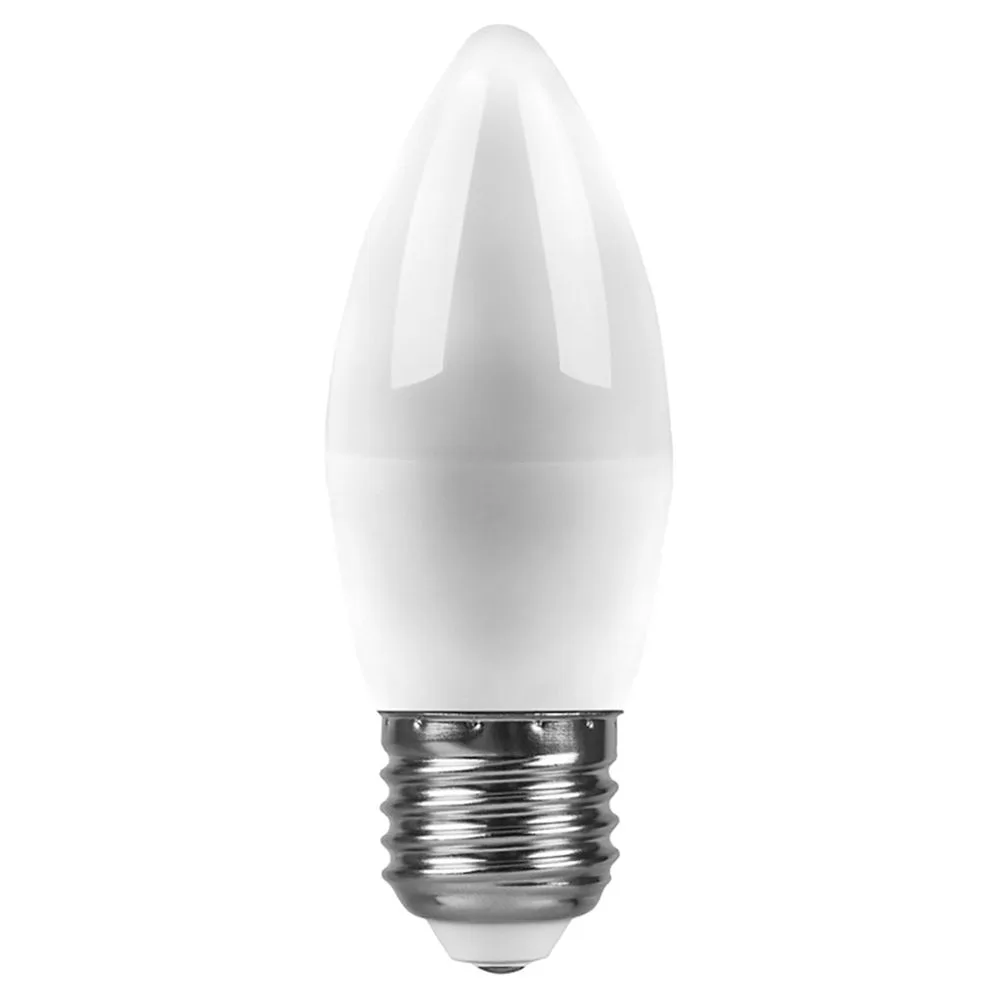 FERON Лампа светодиодная LB-570 Свеча E27 9W 175-265V 2700K 25936 FERON Лампа светодиодная LB-570 Свеча E27 9W 175-265V 2700K 25936