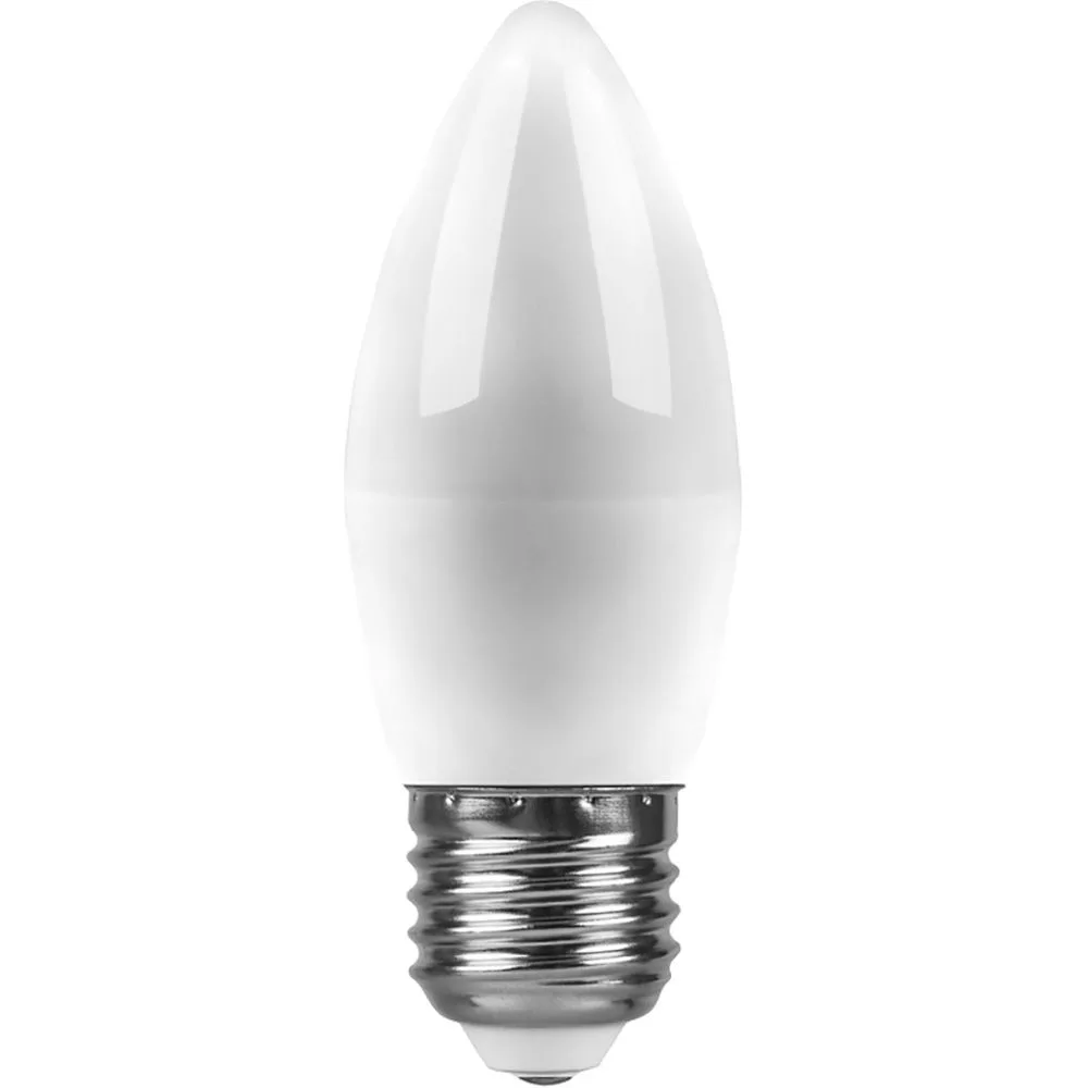 FERON Лампа светодиодная LB-570 Свеча E27 9W 175-265V 6400K 25938 FERON Лампа светодиодная LB-570 Свеча E27 9W 175-265V 6400K 25938