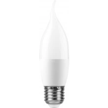 Лампа светодиодная FERON LB-770 Свеча на ветру E27 11W 6400K 25953