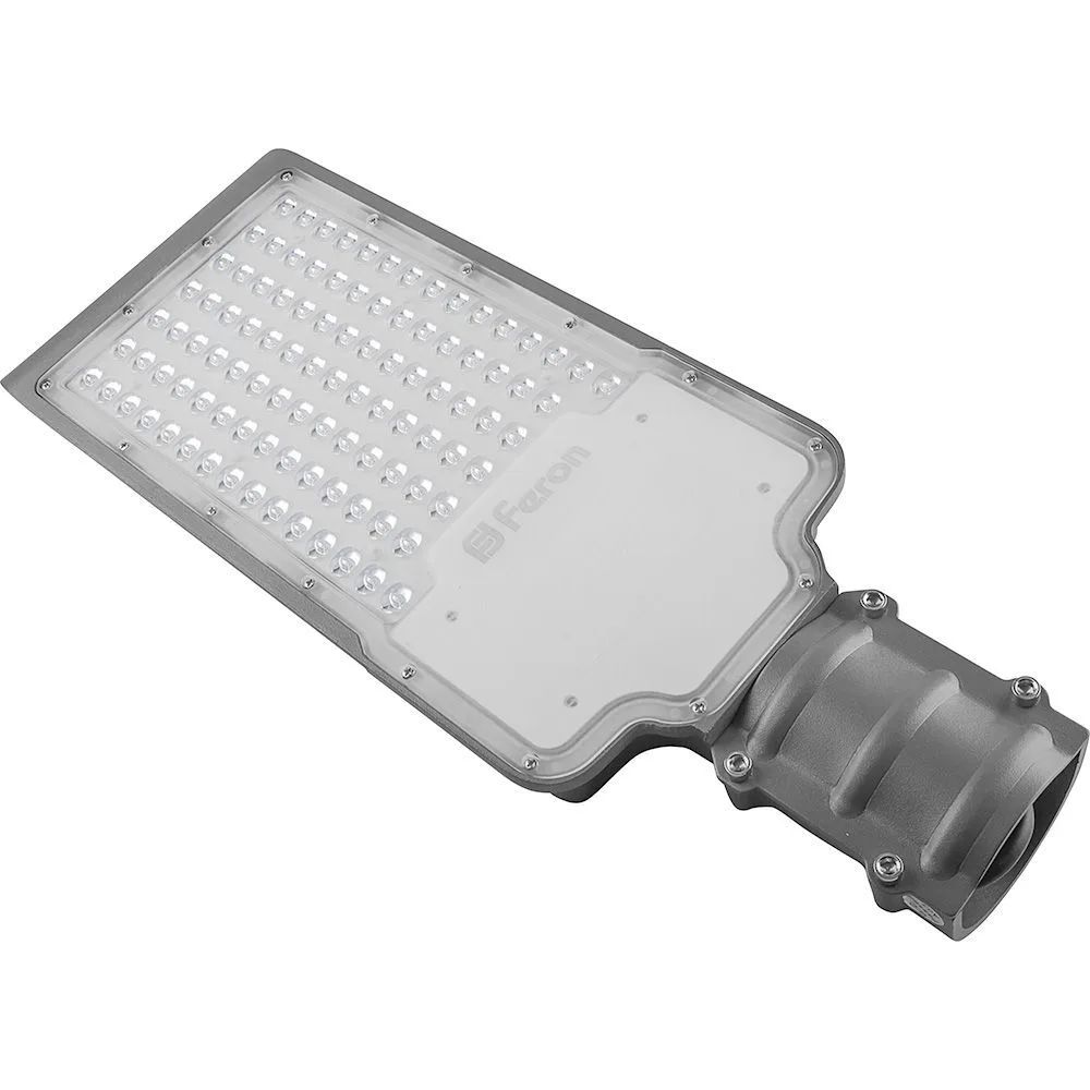FERON Светодиодный уличный консольный светильник SP2918 120W 6400K AC100-265V, серый 32573 FERON Светодиодный уличный консольный светильник SP2918 120W 6400K AC100-265V, серый 32573