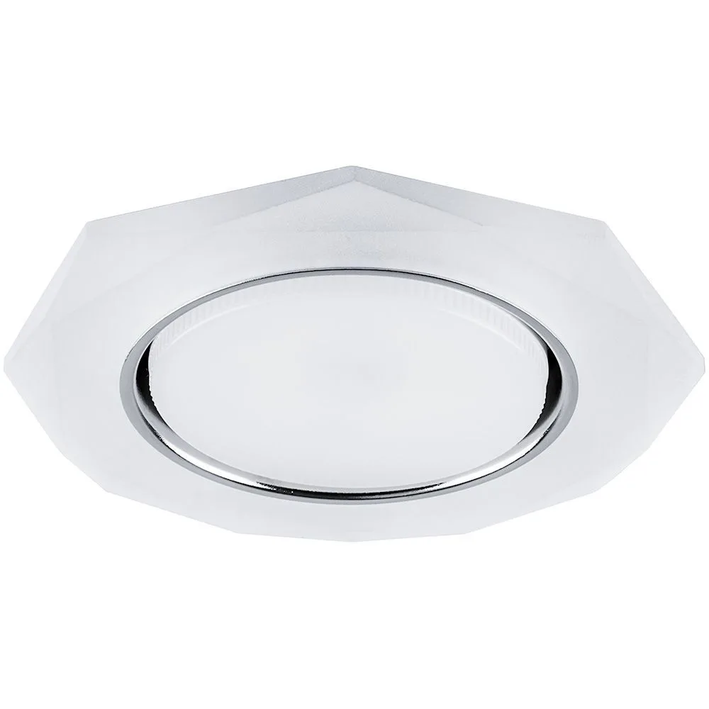 FERON Светильник встраиваемый с белой LED подсветкой CD5021 потолочный GX53 без лампы, белый матовый 32660 FERON Светильник встраиваемый с белой LED подсветкой CD5021 потолочный GX53 без лампы, белый матовый 32660