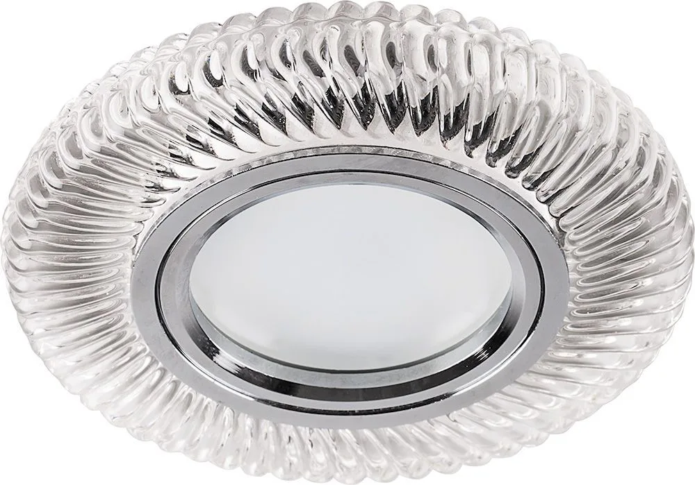 Светильник встраиваемый с LED подсветкой FERON CD988 потолочный MR16 G5.3 прозрачный