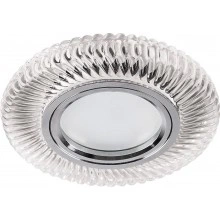 Светильник встраиваемый с LED подсветкой FERON CD988 потолочный MR16 G5.3 прозрачный