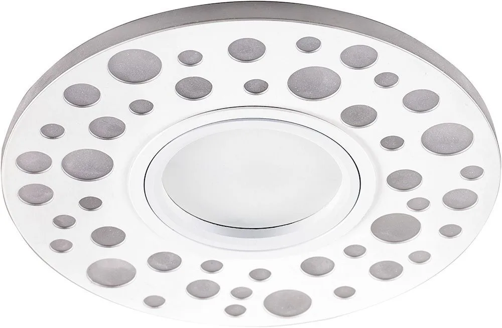 Светильник встраиваемый с LED подсветкой FERON CD989 потолочный MR16 G5.3 белый