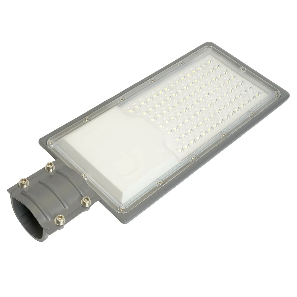 FERON Светодиодный уличный консольный светильник SP3033 100W 6400K 230V, серый 32578 FERON Светодиодный уличный консольный светильник SP3033 100W 6400K 230V, серый 32578