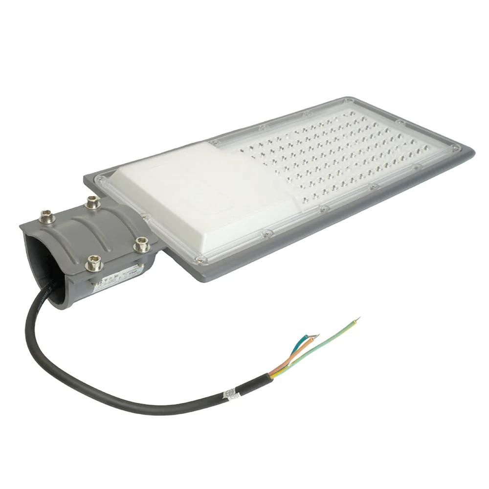 FERON Светодиодный уличный консольный светильник SP3033 100W 6400K 230V, серый 32578 FERON Светодиодный уличный консольный светильник SP3033 100W 6400K 230V, серый 32578