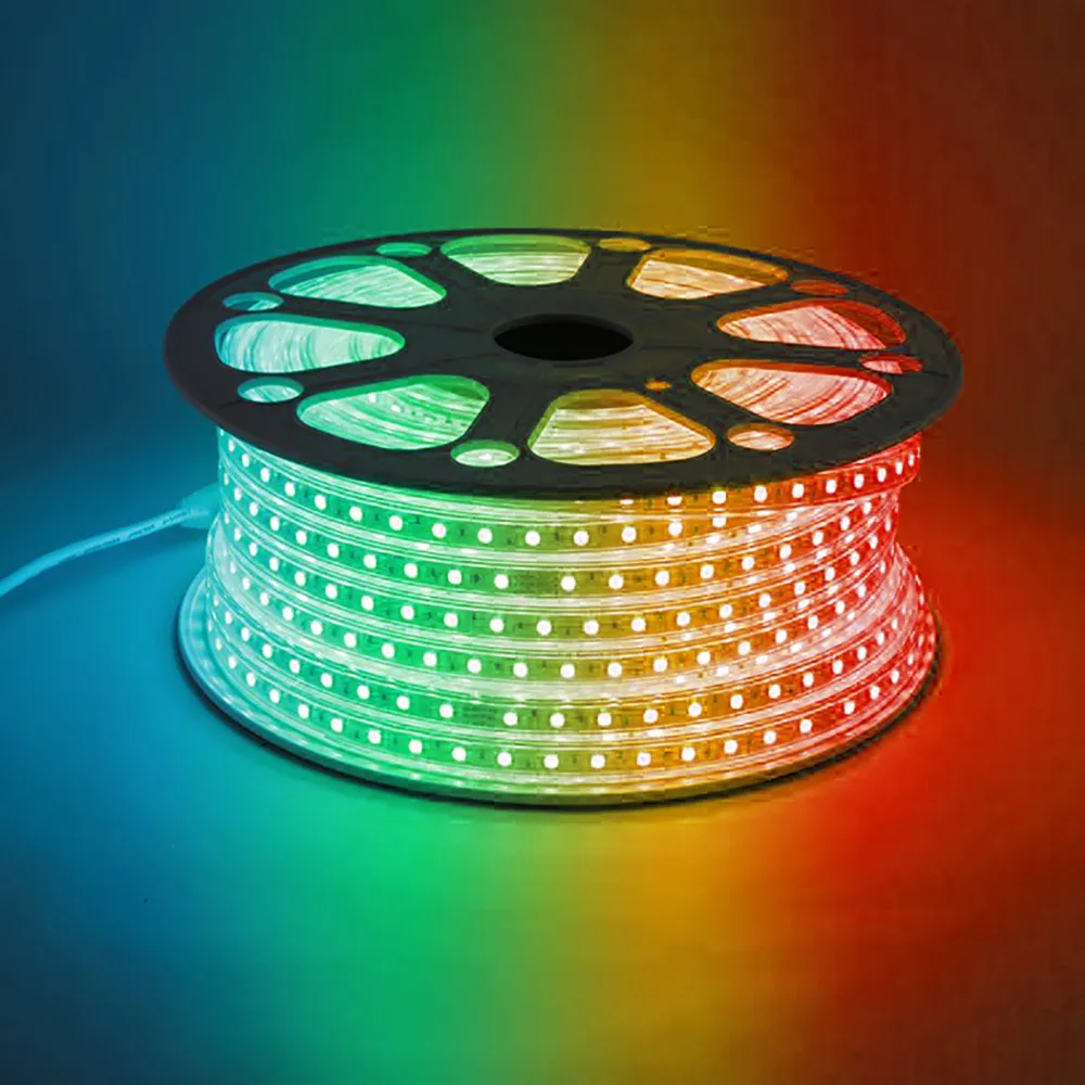 FERON Cветодиодная LED лента LS706, 60SMD(5050)/м 11Вт/м 50м 220V RGB IP65 FERON Cветодиодная LED лента LS706, 60SMD(5050)/м 11Вт/м 50м 220V RGB IP65