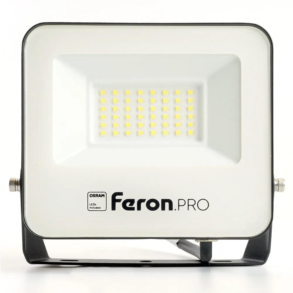FERON Светодиодный прожектор Feron.PRO LL-1000 IP65 30W 6400K черный 41539 FERON Светодиодный прожектор Feron.PRO LL-1000 IP65 30W 6400K черный 41539