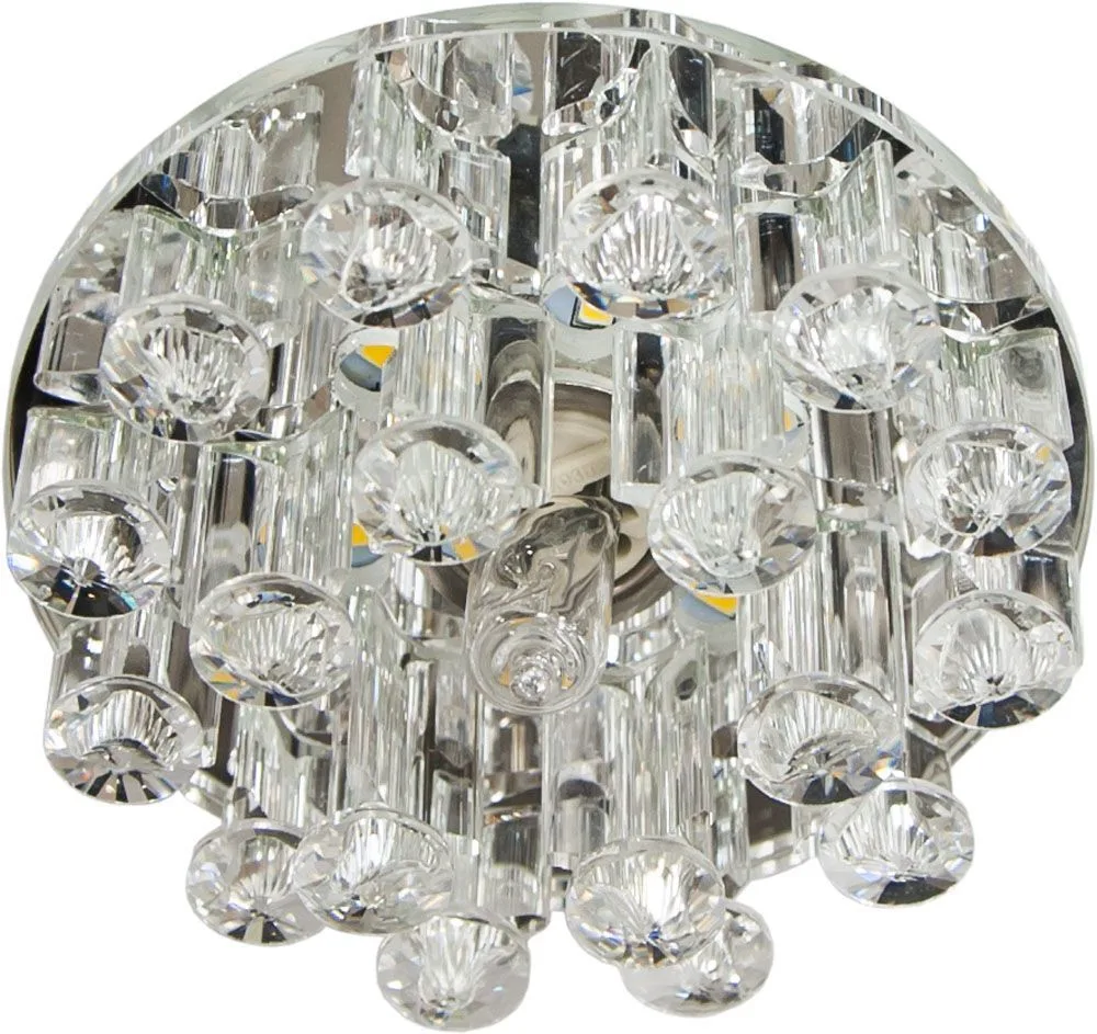 FERON Светильник встраиваемый с белой LED подсветкой 1550 потолочный JCD9 G9 прозрачный FERON Светильник встраиваемый с белой LED подсветкой 1550 потолочный JCD9 G9 прозрачный