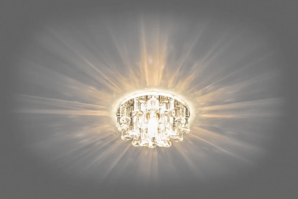 FERON Светильник встраиваемый с белой LED подсветкой 1550 потолочный JCD9 G9 прозрачный FERON Светильник встраиваемый с белой LED подсветкой 1550 потолочный JCD9 G9 прозрачный