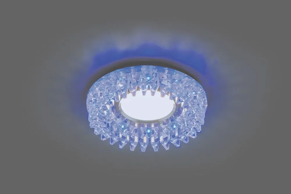 FERON Светильник встраиваемый с белой LED подсветкой CD2540 потолочный MR16 G5.3 прозрачный FERON Светильник встраиваемый с белой LED подсветкой CD2540 потолочный MR16 G5.3 прозрачный