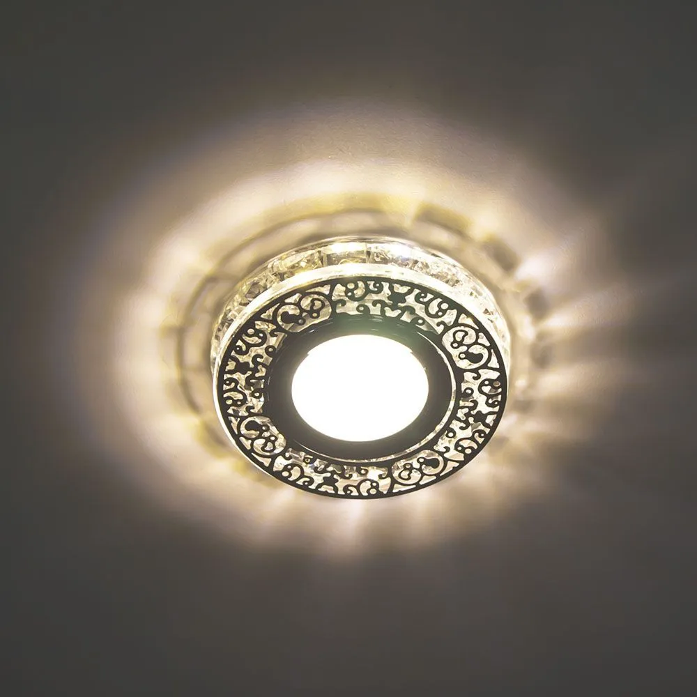 FERON Светильник встраиваемый с белой LED подсветкой C1010MO потолочный MR16 G5.3 прозрачный FERON Светильник встраиваемый с белой LED подсветкой C1010MO потолочный MR16 G5.3 прозрачный