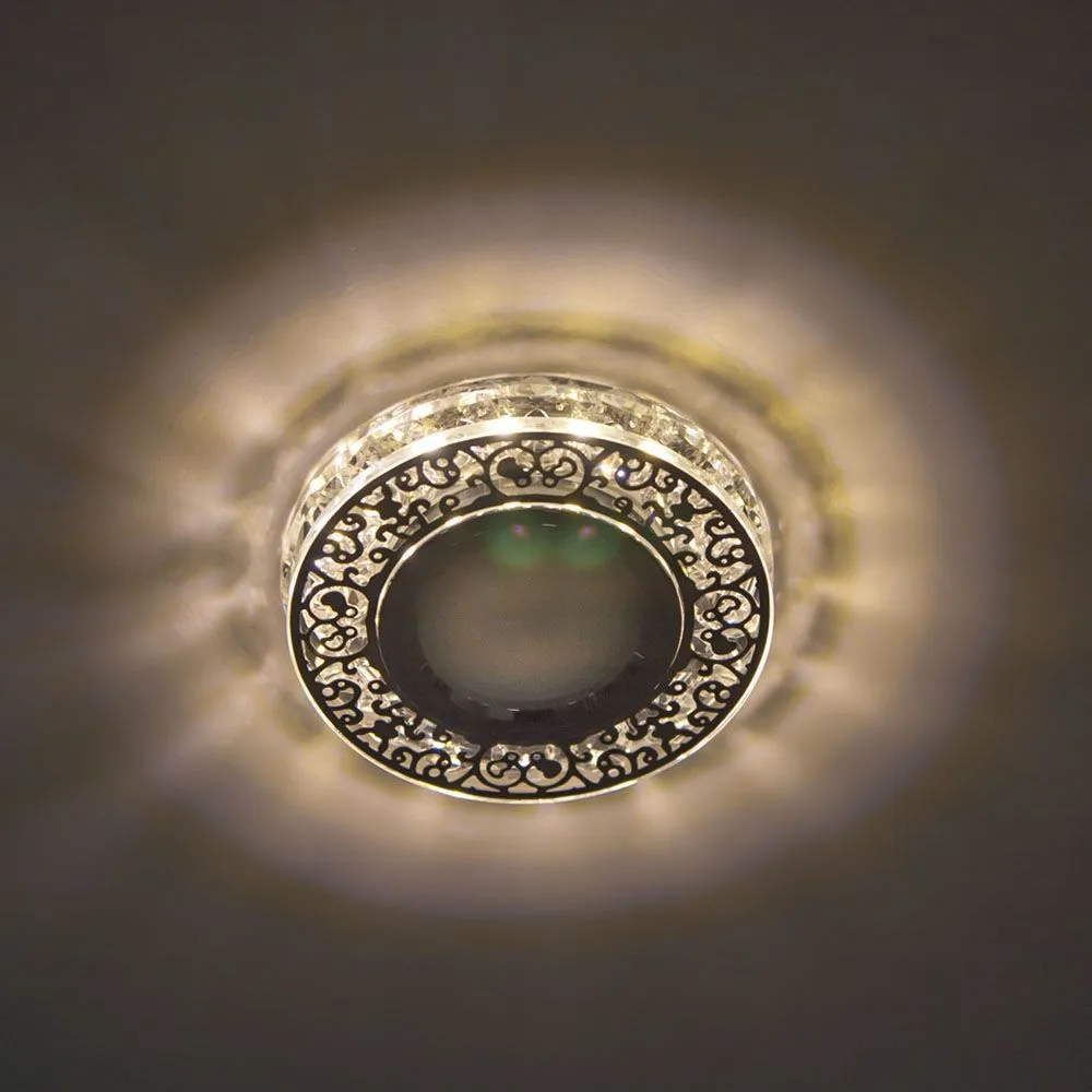 FERON Светильник встраиваемый с белой LED подсветкой C1010MO потолочный MR16 G5.3 прозрачный FERON Светильник встраиваемый с белой LED подсветкой C1010MO потолочный MR16 G5.3 прозрачный