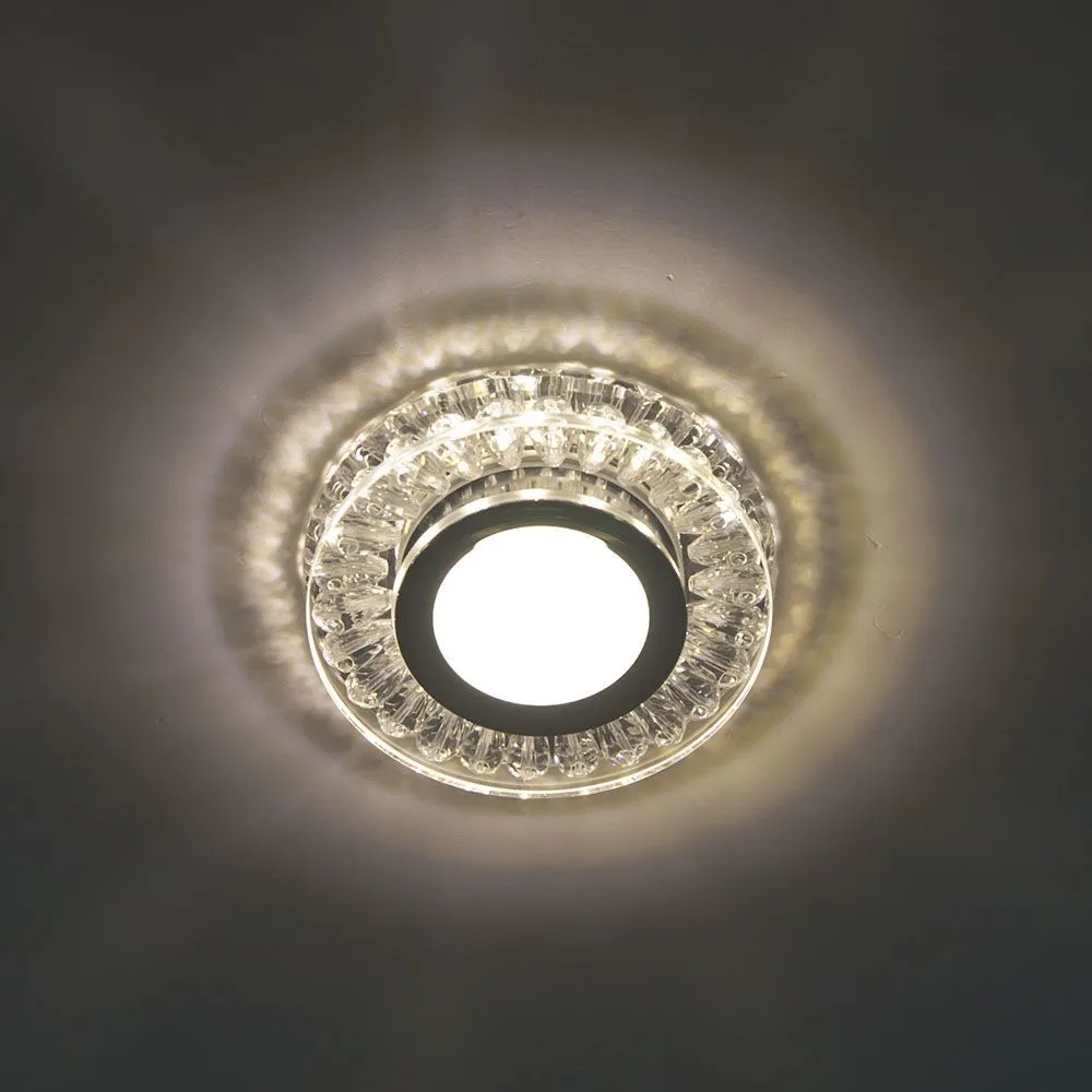 FERON Светильник встраиваемый с белой LED подсветкой C1015MO потолочный MR16 G5.3 прозрачный FERON Светильник встраиваемый с белой LED подсветкой C1015MO потолочный MR16 G5.3 прозрачный