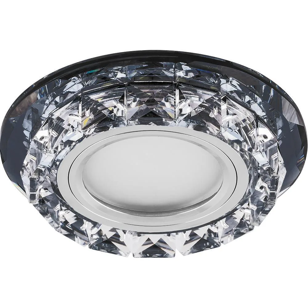 FERON Светильник встраиваемый с белой LED подсветкой CD878 потолочный MR16 G5.3 черный FERON Светильник встраиваемый с белой LED подсветкой CD878 потолочный MR16 G5.3 черный