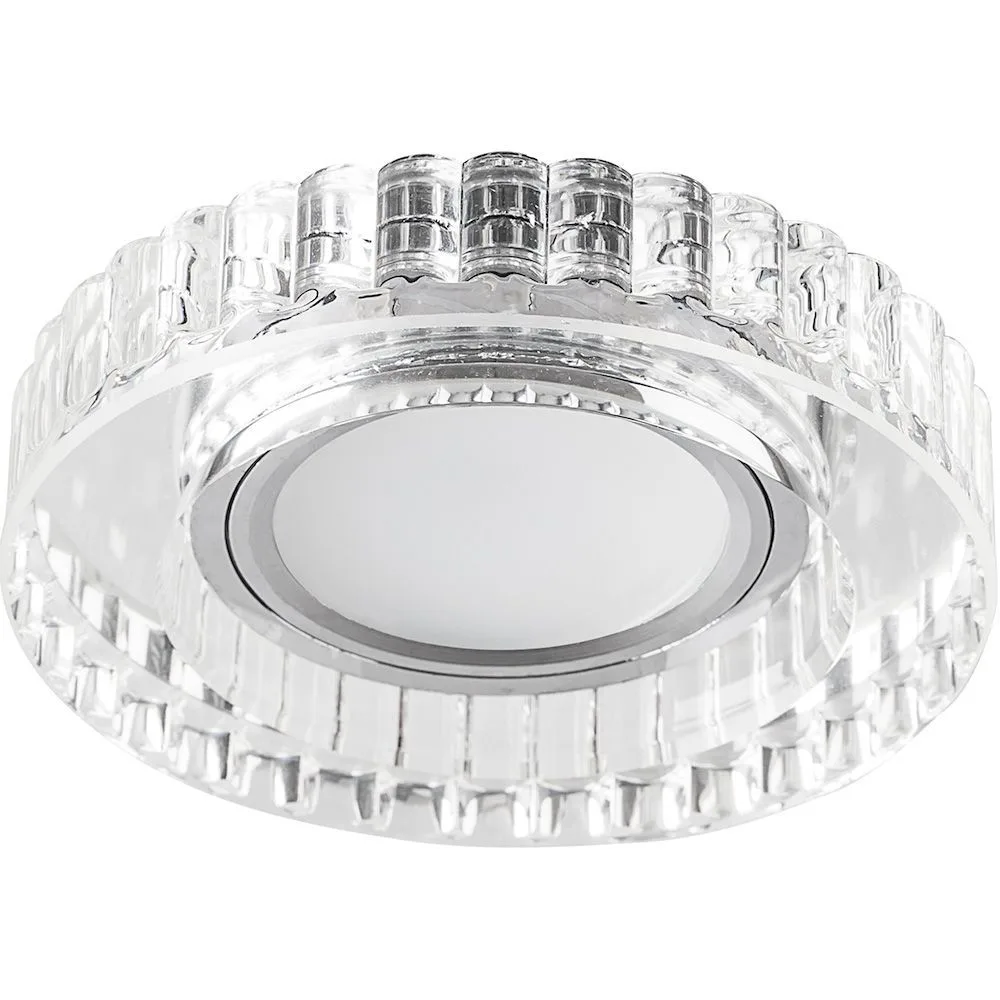 Светильник встраиваемый с LED подсветкой FERON CD985 потолочный MR16 G5.3 прозрачный