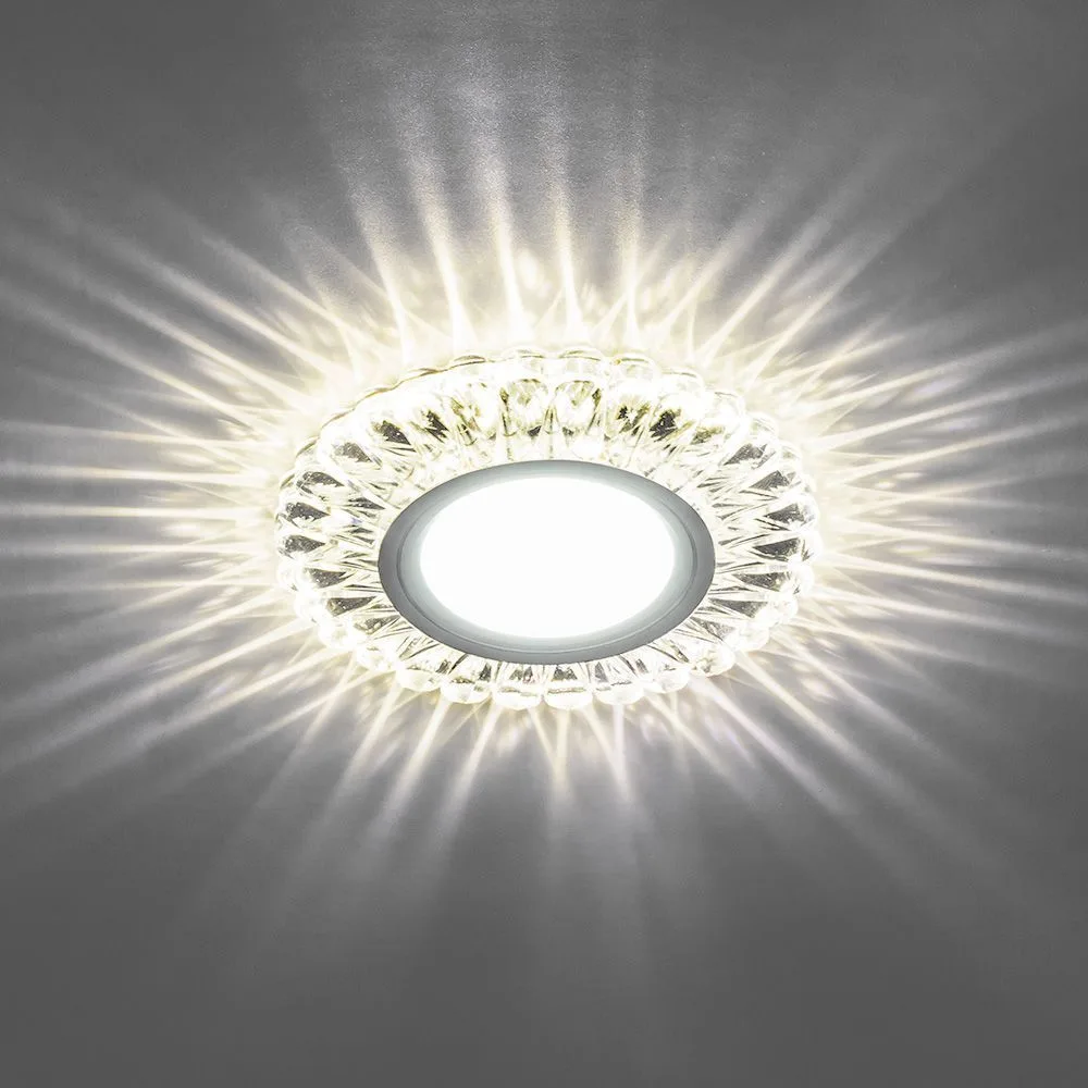 FERON Светильник встраиваемый с белой LED подсветкой CD902 потолочный MR16 G5.3 белый FERON Светильник встраиваемый с белой LED подсветкой CD902 потолочный MR16 G5.3 белый