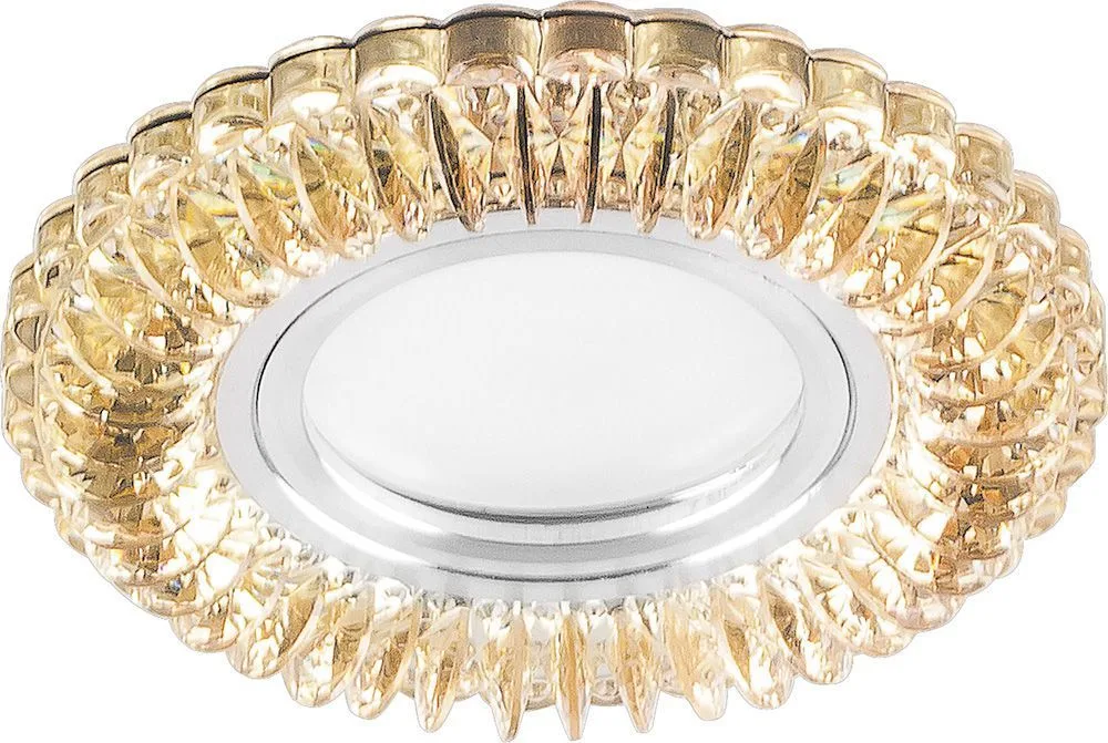 FERON Светильник встраиваемый с белой LED подсветкой CD904 потолочный MR16 G5.3 желтый FERON Светильник встраиваемый с белой LED подсветкой CD904 потолочный MR16 G5.3 желтый