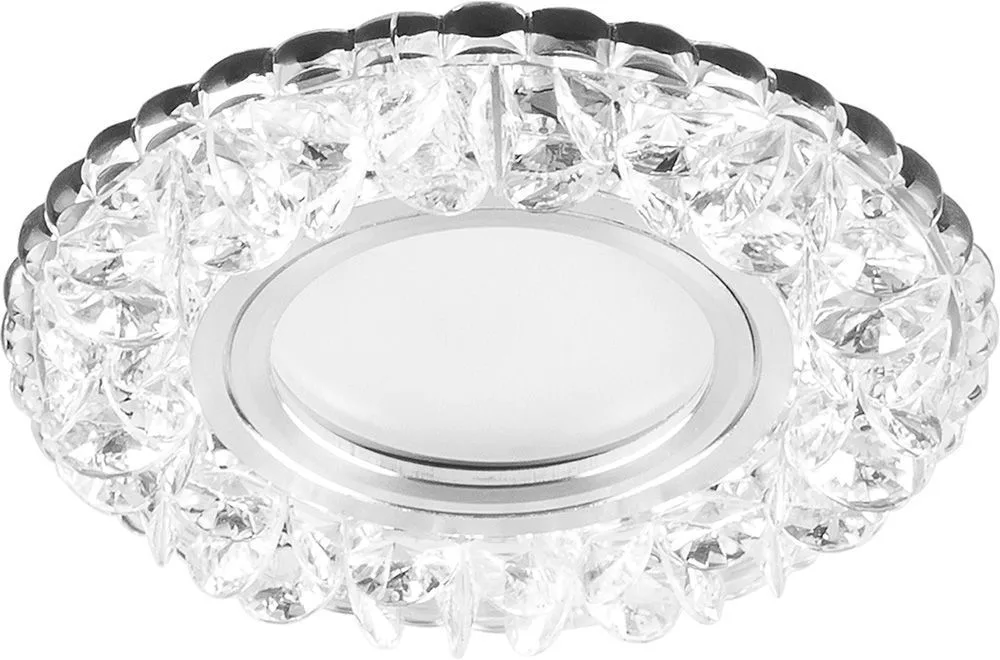 FERON Светильник встраиваемый с белой LED подсветкой CD905 потолочный MR16 G5.3 белый FERON Светильник встраиваемый с белой LED подсветкой CD905 потолочный MR16 G5.3 белый