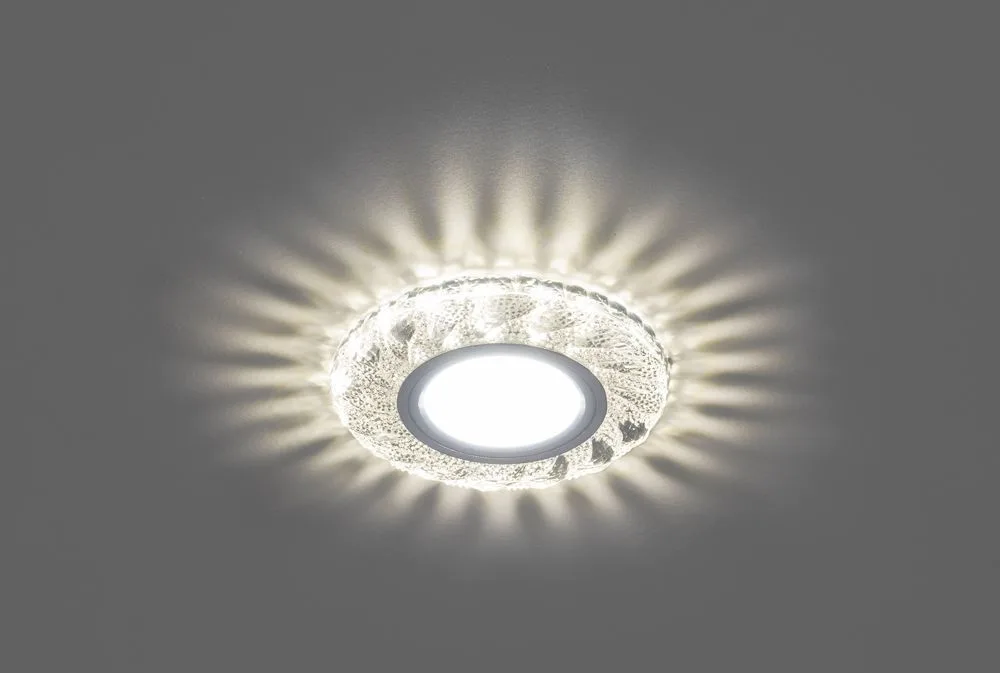 FERON Светильник встраиваемый с белой LED подсветкой CD907 потолочный MR16 G5.3 белый FERON Светильник встраиваемый с белой LED подсветкой CD907 потолочный MR16 G5.3 белый
