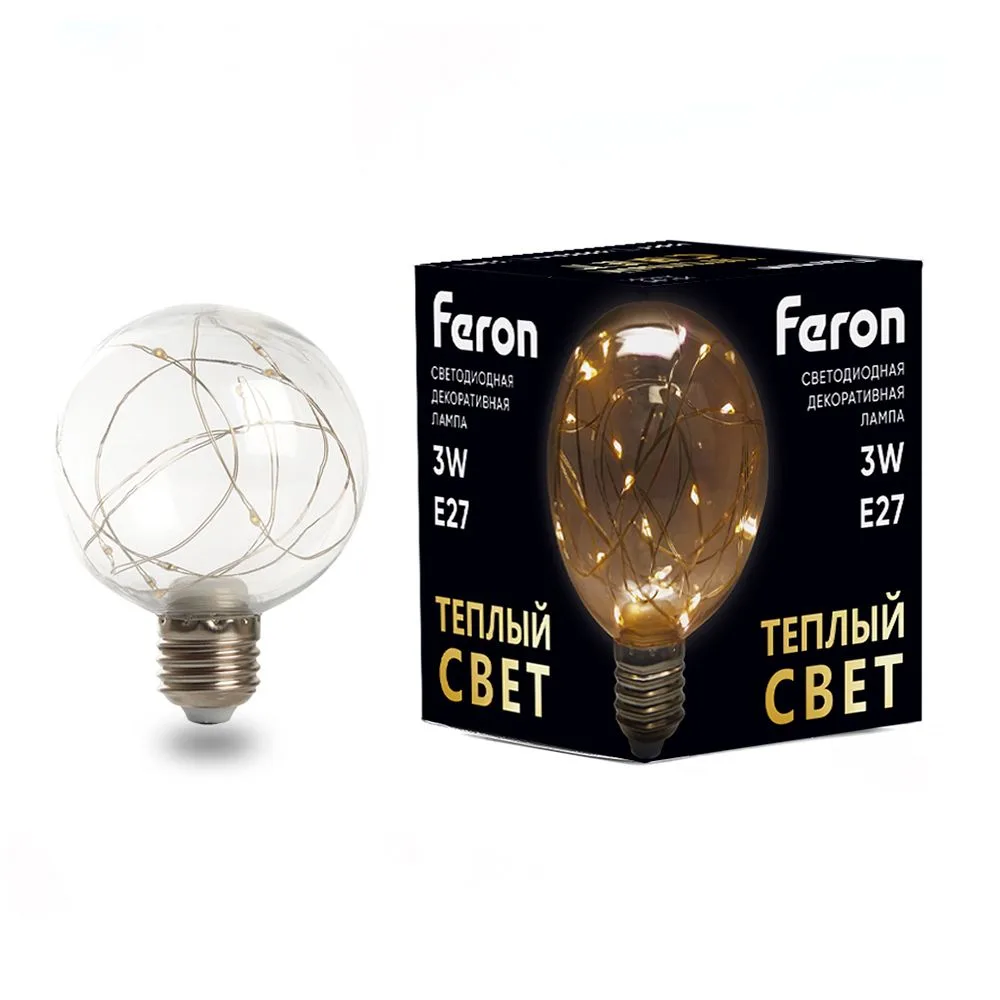 Лампа светодиодная FERON LB-381 E27 3W 230V 2700K 41675