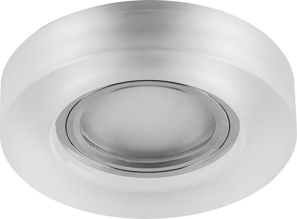 FERON Светильник встраиваемый с белой LED подсветкой CD8080 потолочный MR16 G5.3 белый матовый FERON Светильник встраиваемый с белой LED подсветкой CD8080 потолочный MR16 G5.3 белый матовый
