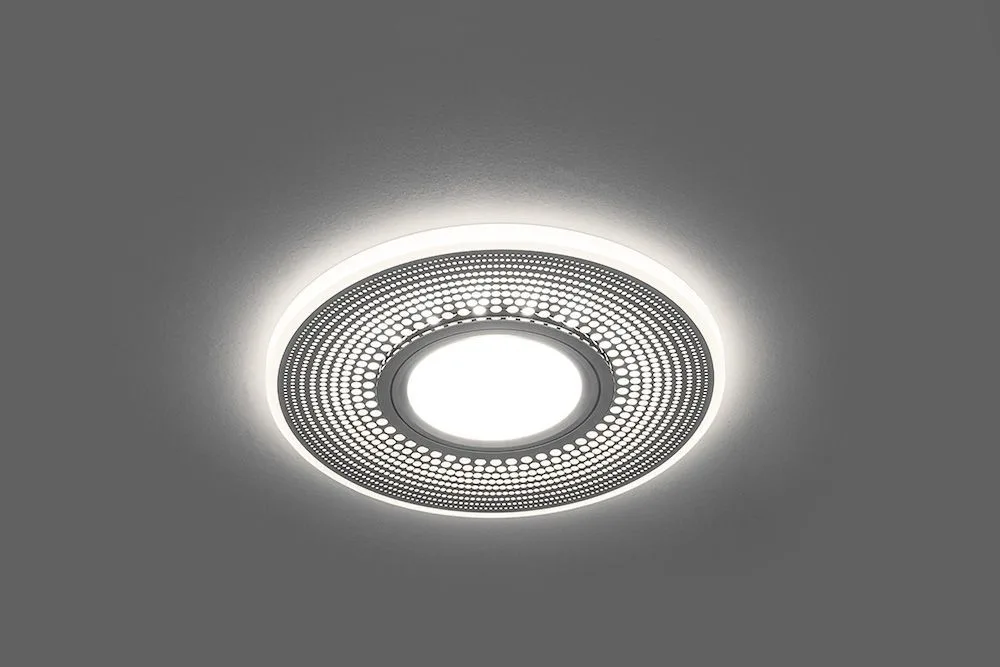 FERON Светильник встраиваемый с белой LED подсветкой CD950 потолочный MR16 G5.3 белый матовый FERON Светильник встраиваемый с белой LED подсветкой CD950 потолочный MR16 G5.3 белый матовый