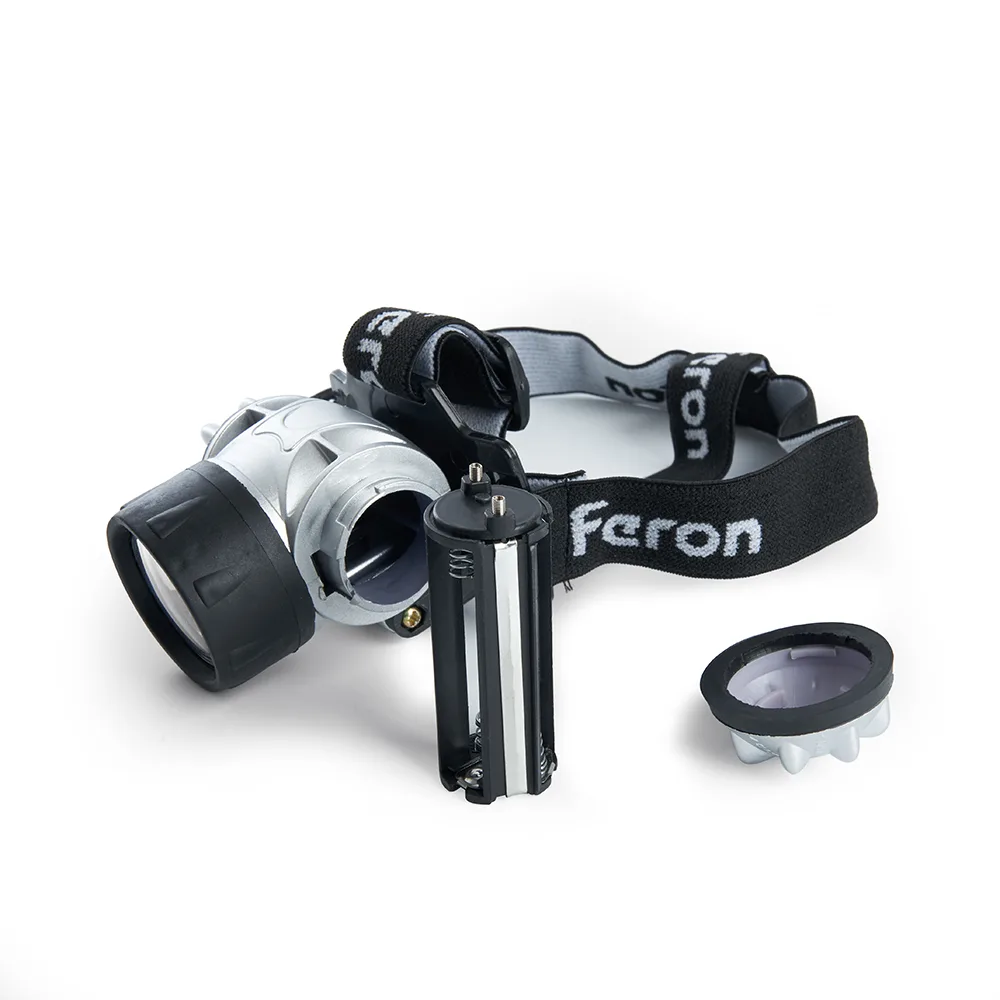 FERON Фонарь налобный TH2304 на батарейках 3*AAA, 3W 14LEDs IP44 пластик 41708 FERON Фонарь налобный TH2304 на батарейках 3*AAA, 3W 14LEDs IP44 пластик 41708