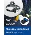 Фонарь налобный FERON TH2305 ZOOM c аккумулятором 5W, 2*18650 IP44 пластик/алюминий 41709 Фонарь налобный FERON TH2305 ZOOM c аккумулятором 5W, 2*18650 IP44 пластик/алюминий 41709
