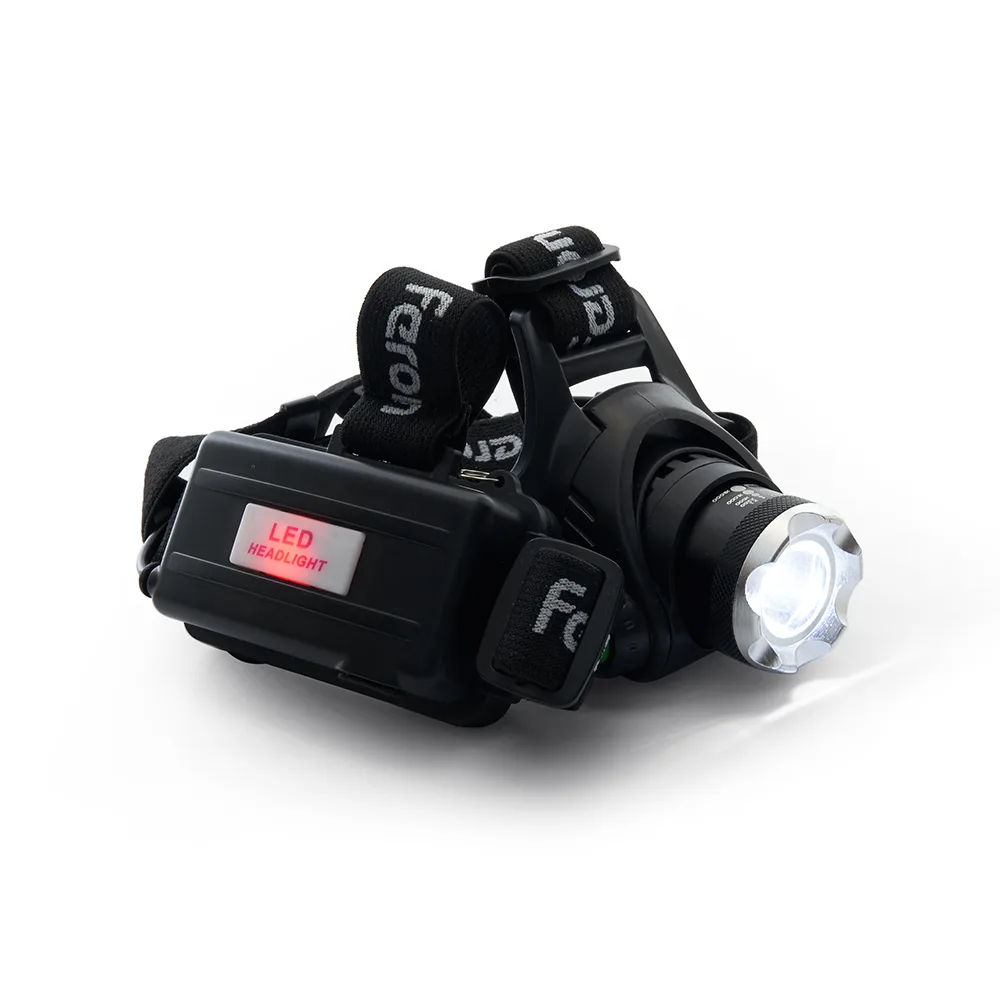 FERON Фонарь налобный TH2305 ZOOM c аккумулятором 5W, 2*18650 IP44 пластик/алюминий 41709 FERON Фонарь налобный TH2305 ZOOM c аккумулятором 5W, 2*18650 IP44 пластик/алюминий 41709