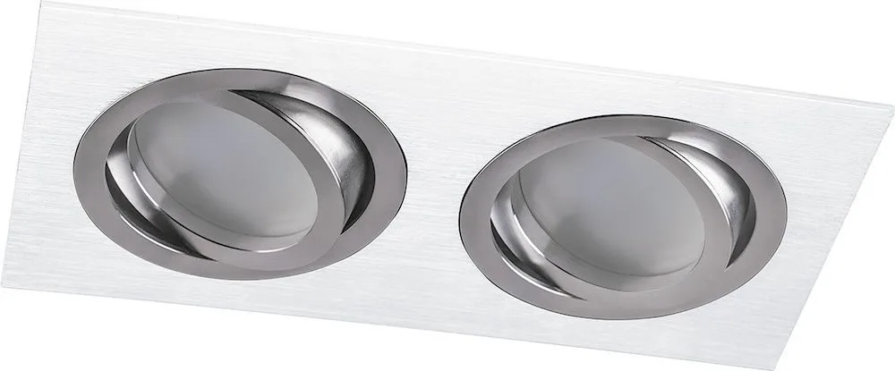 Светильник встраиваемый FERON DL2802 потолочный MR16 G5.3 белый-хром 32640