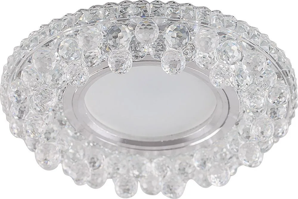 Светильник встраиваемый с LED подсветкой FERON CD941 потолочный MR16 G5.3 прозрачный