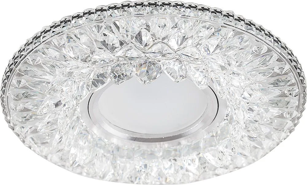 Светильник встраиваемый с LED подсветкой FERON CD942 потолочный MR16 G5.3 прозрачный