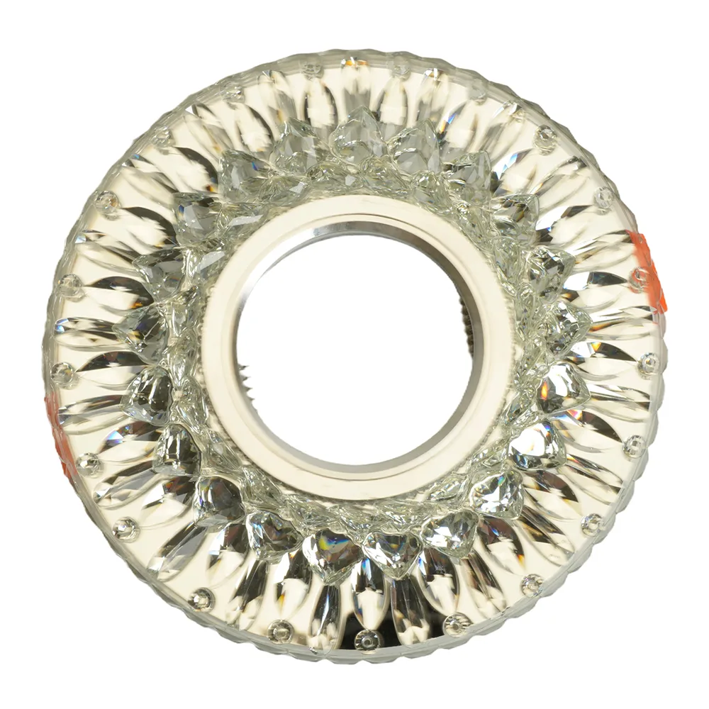 FERON Светильник встраиваемый с LED подсветкой CD942 потолочный MR16 G5.3 прозрачный FERON Светильник встраиваемый с LED подсветкой CD942 потолочный MR16 G5.3 прозрачный