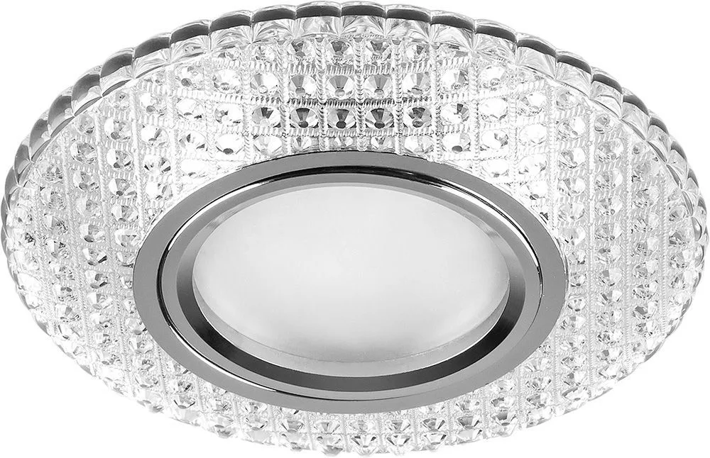 FERON Светильник встраиваемый с белой LED подсветкой CD913 потолочный MR16 G5.3 прозрачный FERON Светильник встраиваемый с белой LED подсветкой CD913 потолочный MR16 G5.3 прозрачный