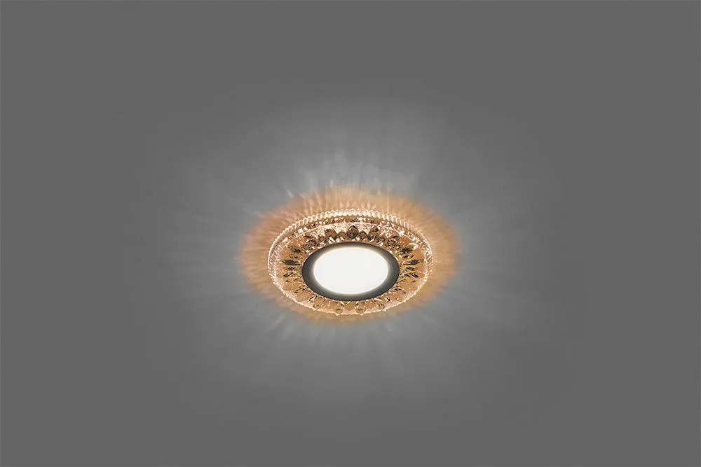 FERON Светильник встраиваемый с белой LED подсветкой CD903 потолочный MR16 G5.3 коричневый FERON Светильник встраиваемый с белой LED подсветкой CD903 потолочный MR16 G5.3 коричневый