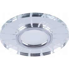 Светильник встраиваемый с LED подсветкой FERON CD982 потолочный MR16 G5.3 прозрачный, хром