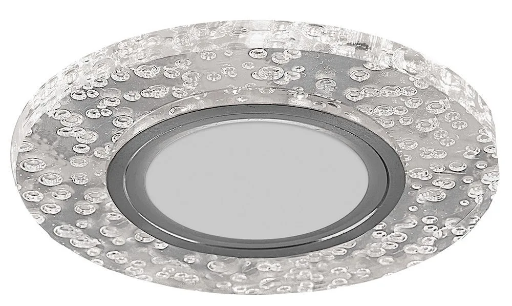 FERON Светильник встраиваемый с белой LED подсветкой CD953 потолочный MR16 G5.3, прозрачный FERON Светильник встраиваемый с белой LED подсветкой CD953 потолочный MR16 G5.3, прозрачный