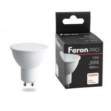 Лампа светодиодная FERON.PRO LB-1610 GU10 10W 175-265V 6400K 38163