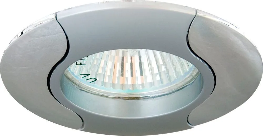 Светильник встраиваемый FERON 020T-MR16 потолочный MR16 G5.3 серый-хром 17679